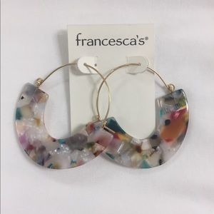 Francesca's Collections Jewelry - Large Statement multi color Earrings Francesca’s Francesca's Collections Jewelry - Large Statement multi color Earrings Francesca’s